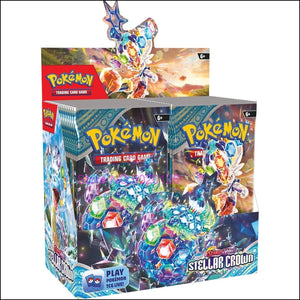 Pokemon Stellar Crown Booster Box Brand New Factory Sealed Cards