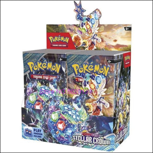 Pokemon Stellar Crown Booster Box Brand New Factory Sealed Cards